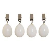 Tafelkleedclip Home ESPRIT Wit 3,5 x 3,5 x 5,5 cm
