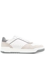 Brunello Cucinelli baskets à empiècements - Blanc