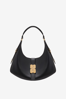 Ganni shopper Kat Small Gold A6998 black