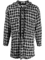 Faith Connexion veste en tweed à capuche - Noir