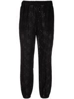 Tory Burch pantalon de plage en broderie anglaise - Noir