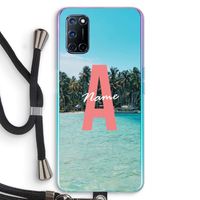 Pacific Dream: Oppo A72 Transparant Hoesje met koord