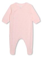 Givenchy Kids grenouillère à plastron contrastant - Rose