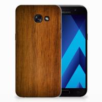 Samsung Galaxy A5 2017 | Bumper Hoesje | Donker Hout