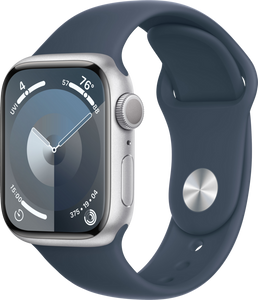 Apple Watch Series 9 41 mm Digitaal 352 x 430 Pixels Touchscreen Zilver Wifi GPS