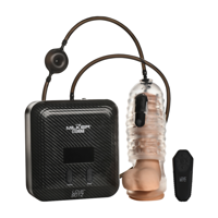 De Milker Stamina - Automatische Vibratie en Zuig Stroker - Transparant - thumbnail