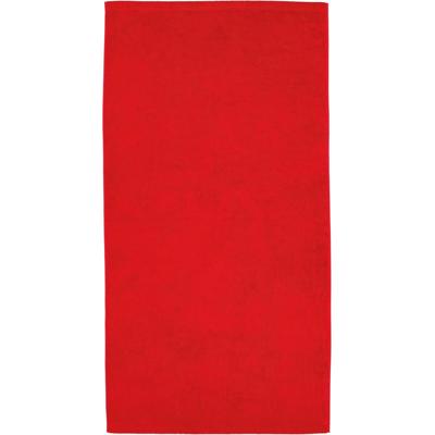 Cawö Cawo Lifestyle Uni Handdoek 50x100 Rood