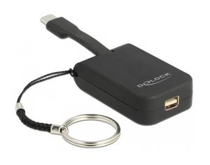 DeLOCK 63939 video kabel adapter 0,03 m USB Type-C mini DisplayPort Zwart