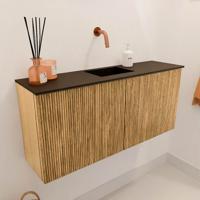 Toiletmeubel Mondiaz Joya | 90 cm | Meubelkleur Oak | Faye wastafel Urban Midden | Zonder kraangat(en) Toiletmeubel Mondiaz Joya | 90 cm | Meubelkleur Oak | Faye wastafel Urban Midden | Zonder kraangat(en)