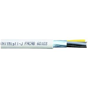 Faber Kabel 020312 Installatiekabel (N)YM(St)-J 3 x 2.5 mm² Grijs per meter