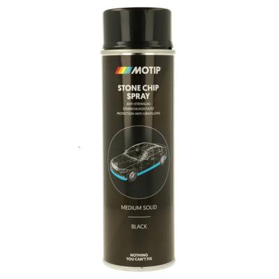 Motip Spuitlak anti steenslag zwart (500ml)