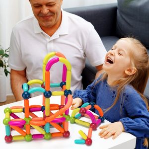 88 Stuks Magnetische Ballen & Staven Set Educatieve Magnetische Bouwset Gemaakt Speelgoed