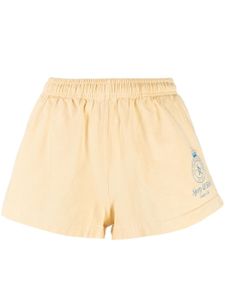 Sporty & Rich short de sport à logo imprimé - Tons neutres