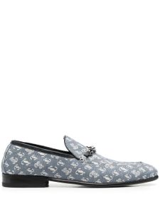 Jimmy Choo mocassins en jacquard - Bleu