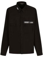 Dolce & Gabbana DGVIB3 logo-print cotton shirt - Noir - thumbnail