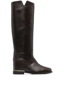 Via Roma 15 bottes Stivale à talon épais - Marron