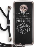 Life: Motorola Moto G6 Transparant Hoesje met koord