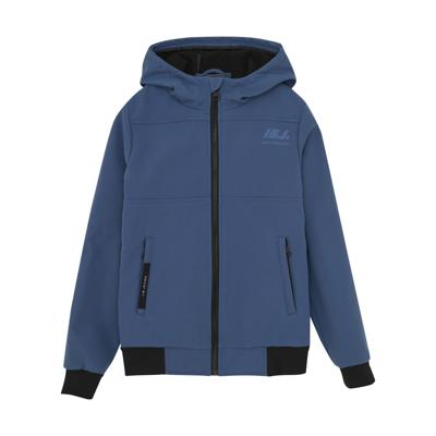 Indian Blue Jeans Zomer softshell jas jongens - blauw - capuchon