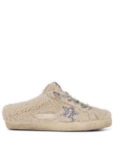 Golden Goose baskets Super-Star Sabot en peau lainée - Tons neutres