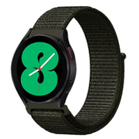 Sport Loop nylon bandje - Leger groen - Samsung Galaxy Watch - 46mm / Samsung Gear S3 - thumbnail