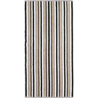 Cawö Cawo Shades Streifen Gastendoekje 30x50 stein