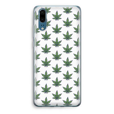 Weed: Huawei P20 Transparant Hoesje