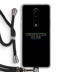 Retro: OnePlus 8 Transparant Hoesje met koord