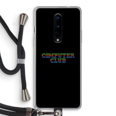 Retro: OnePlus 8 Transparant Hoesje met koord