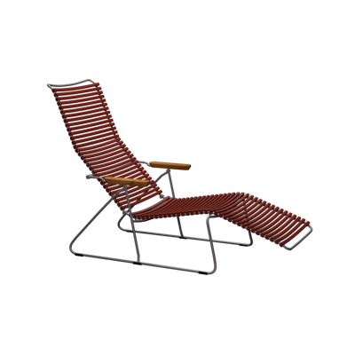 Houe Click Sunlounger ligstoel Paprika