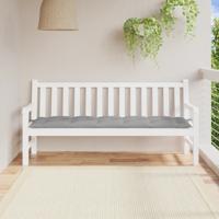 Tuinbankkussen 180x50x7 cm oxford stof grijs
