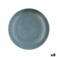 Dinerbord Bidasoa Element Hydrozero Blauw Keramisch Ø 25 cm (6 Stuks)