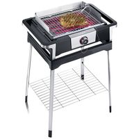 Severin PG 8118 DigitalBOOST S Grill Kookunit Electrisch Zwart, Zilver 3000 W - thumbnail