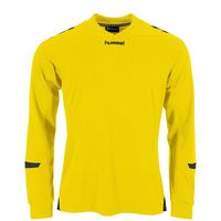 Hummel 111006K Fyn Long Sleeve Shirt Kids - Yellow-Black - 116 - thumbnail