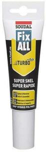 Soudal Fix ALL Turbo | Verlijmingskit | 125 ml - 131079
