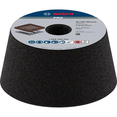Bosch Accessories 1608600234 Schuurkom, conisch-metaal/gietijzer 90 mm, 110 mm, 55 mm, 60 Bosch Power Tools 1 stuk(s)