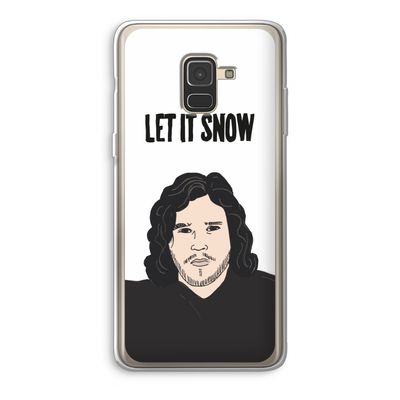 Let It Snow: Samsung Galaxy A8 (2018) Transparant Hoesje