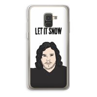 Let It Snow: Samsung Galaxy A8 (2018) Transparant Hoesje