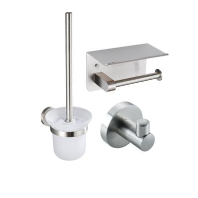 Fortifura Calvi - toiletrolhouder - met plateau - Geborsteld RVS PVD (RVS) SW1183054/SW639927/SW639930