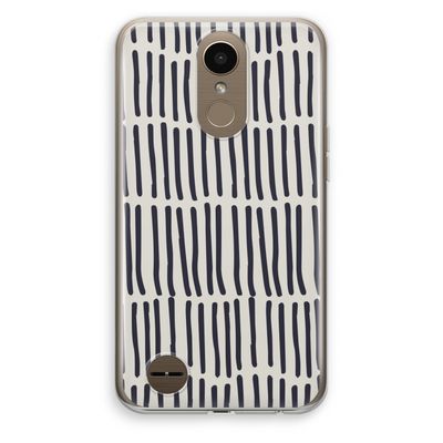 Moroccan stripes: LG K10 (2017) Transparant Hoesje