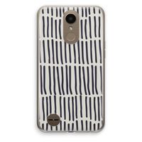 Moroccan stripes: LG K10 (2017) Transparant Hoesje