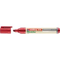 Edding 29 EcoLine markeerstift 1 stuk(s) Beitelvormige punt Rood