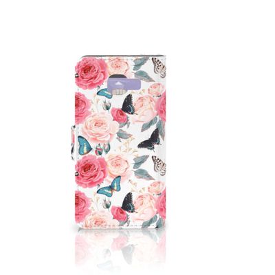Samsung Galaxy A3 2016 Hoesje Butterfly Roses Samsung Galaxy A3 2016 Hoesje Butterfly Roses
