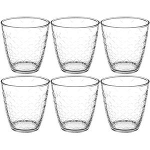 Secret de Gourmet waterglazen Rome -set 6x - 250 ml - deco glas