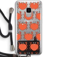 Krab: Samsung Galaxy S9 Transparant Hoesje met koord