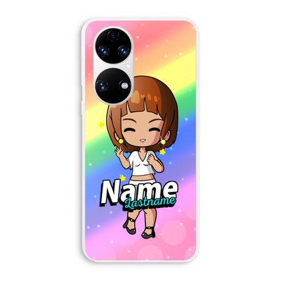 Chibi Maker vrouw: Huawei P50 Transparant Hoesje