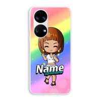Chibi Maker vrouw: Huawei P50 Transparant Hoesje