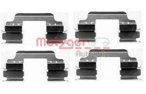 Accessoireset, schijfremblok GREENPARTS METZGER, u.a. für Lancia, Mini, Dacia, Renault, Nissan, BMW, Mercedes-Benz