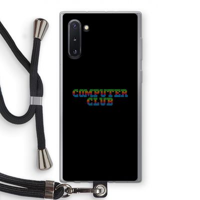 Retro: Samsung Galaxy Note 10 Transparant Hoesje met koord