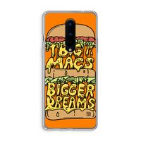 Big Macs Bigger Dreams: OnePlus 8 Transparant Hoesje