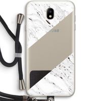Biggest stripe: Samsung Galaxy J7 (2017) Transparant Hoesje met koord